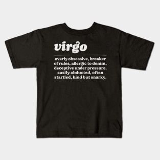 Virgo Zodiac Symbol //// Humorous Gift Design Kids T-Shirt